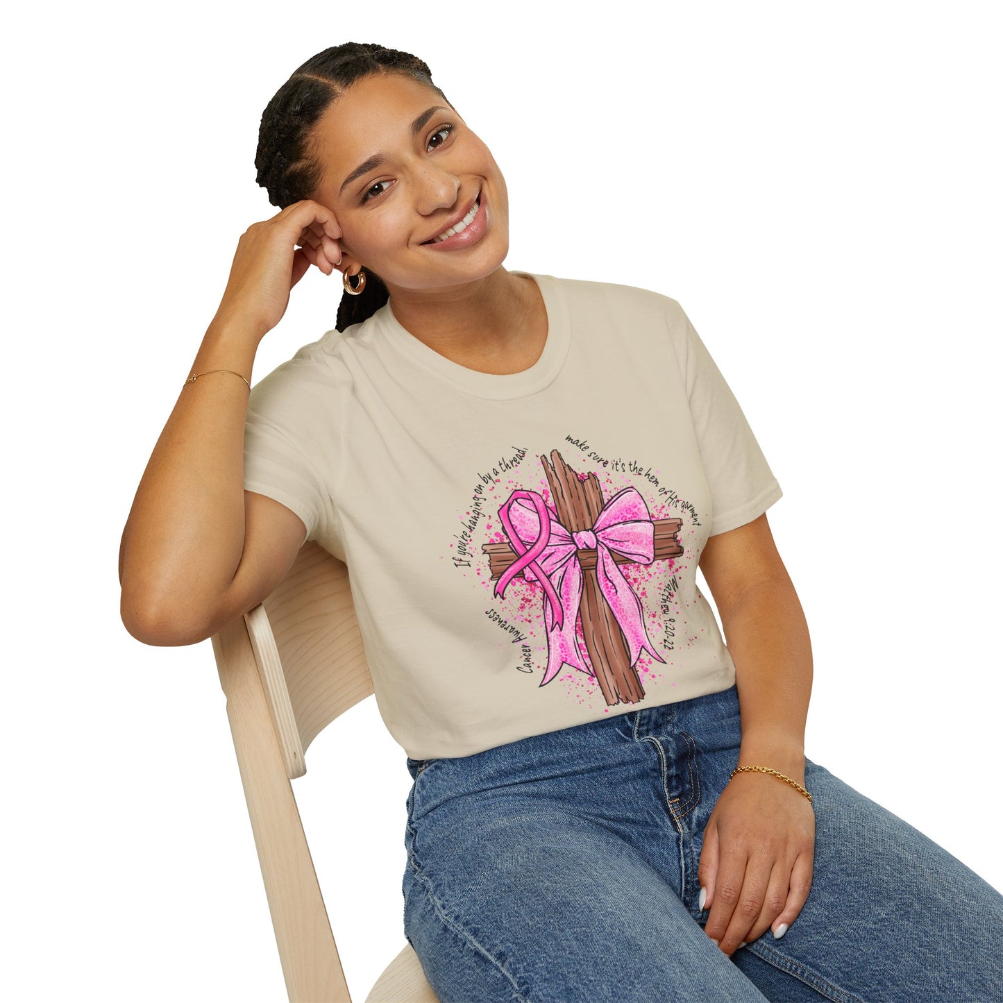 Hem of His Garment Breast Cancer Awareness Tee
