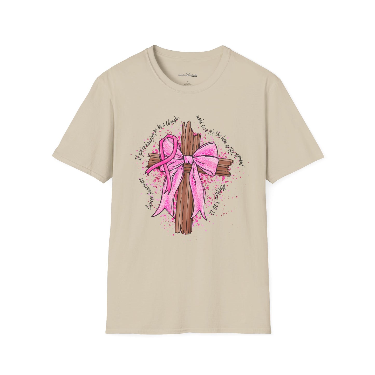 Hem of His Garment Breast Cancer Awareness Tee