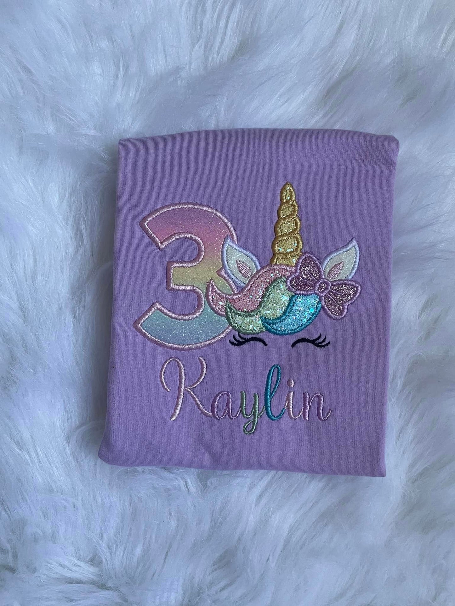 Unicorn Birthday Tee