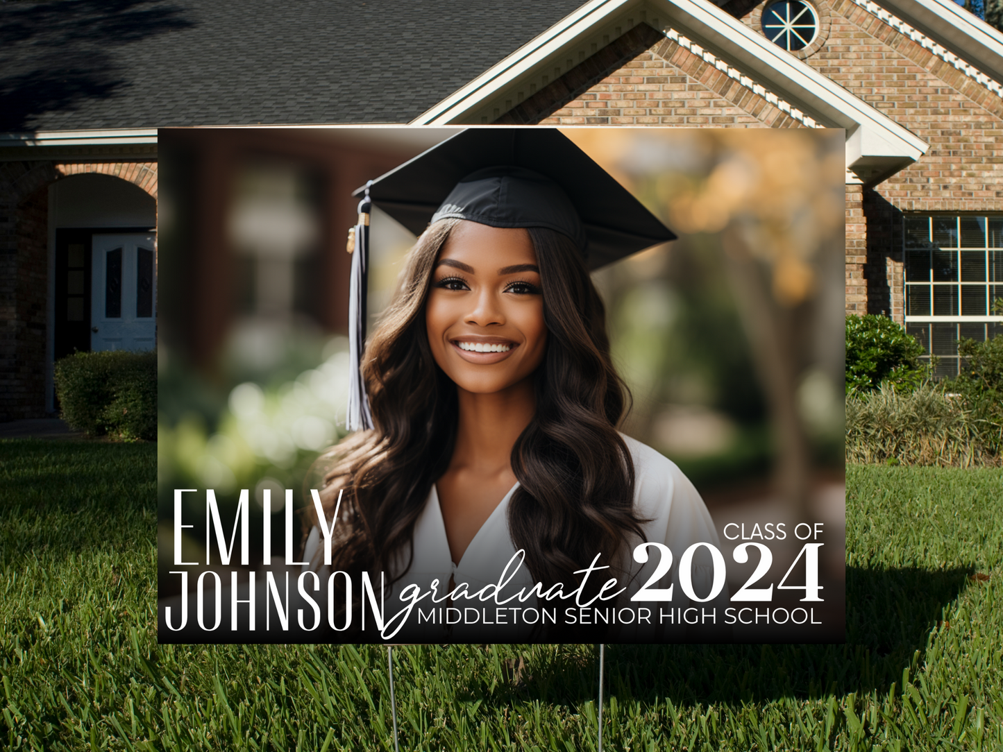 Custom Grad Yard Sign