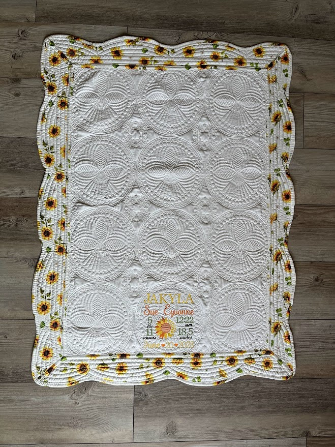 Embroidered Heirloom Quilt