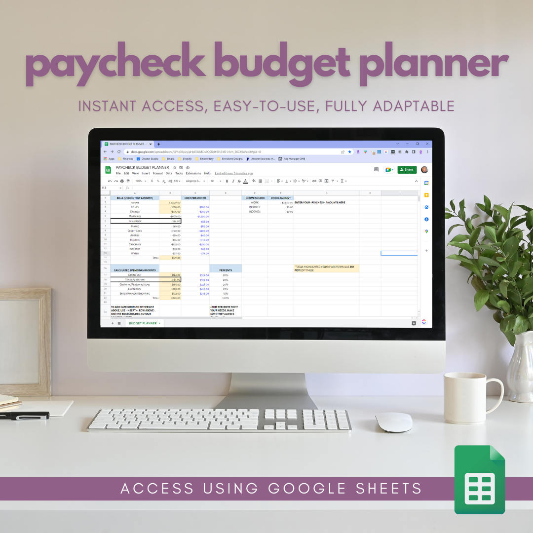 Paycheck Budget Planner
