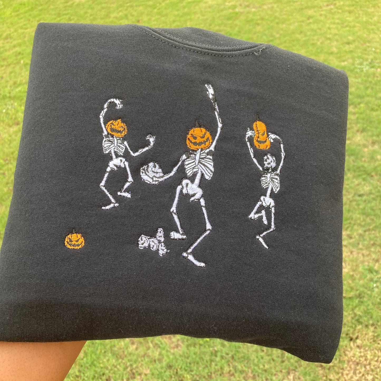 Dancing Skeleton Halloween Crewneck