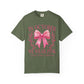 Coquette Bow Breast Cancer Awareness T-Shirt