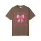 Coquette Bow Breast Cancer Awareness T-Shirt