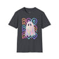 Cute Colorful Neon Boo Ghost T-Shirt, Spooky Costume Tee, Halloween Party Shirt, Ghost Lover Gift